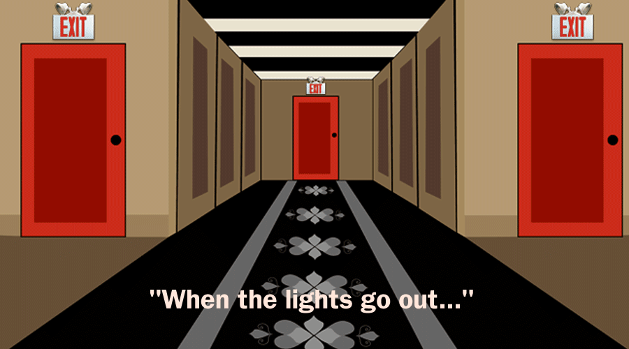 Simulated Lighting Failure - Contact E.L.S. for all your Canadian emergency lighting needs!